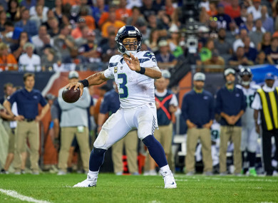 Seattle Seahawks quarterback Russell Wilson (file pic).