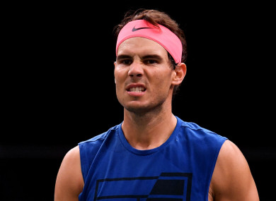World number two Rafael Nadal