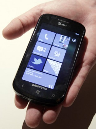 The Windows Phone 7 powered Samsung Focus.