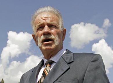 Pastor Terry Jones speaks to members of the media at the Dove World Outreach Center in Gainesville, Fla., Friday, Sept. 10, 2010.