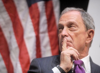 Michael Bloomberg... Thinking before he speaks?