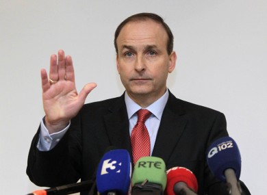 Michéal Martin's Fianna Fáil could be stopped in its tracks if the analysis of Boards.ie's online opinion poll bear fruit.