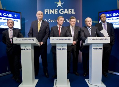 Enda Kenny will be leaving one of three podiums empty this evening when he attends an event in Leitrim, while Eamon Gilmore and Micheál Martin appear on a TV debate.