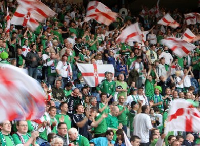 Northern Ireland supporters.