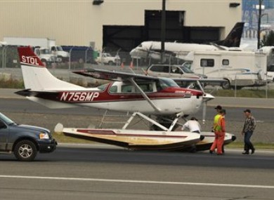 One of the planes involved in yesterday's collision managed to make an emergency landing.
