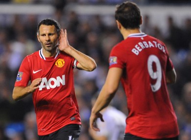 Giggsy couldn't quite make out what the crowd were saying.
