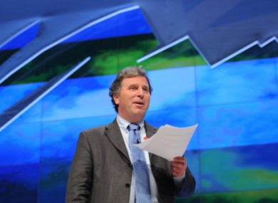 Oliver Letwin MP addressing the Conservative Party Conference last week.