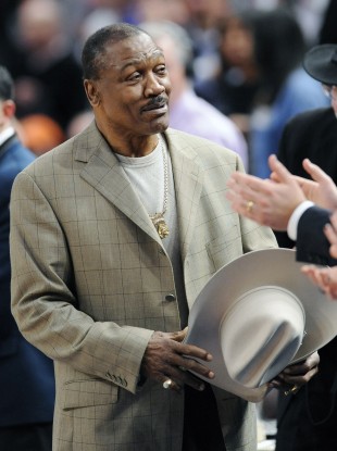 Joe Frazier, pictured in March