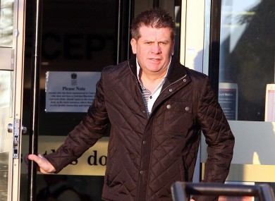 Co-accused Brian Shivers leaving court on Monday