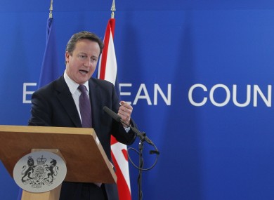 All on his own: David Cameron is now the only EU leader not willing to at least put the new European deal to a parliamentary vote.
