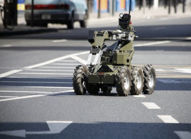 File photo of equipment used by the Army Bomb Disposal Team.