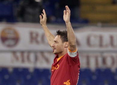 Francesco Totti: modest.