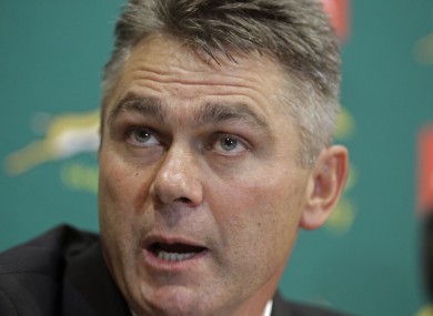 Meyer takes over from Pieter de Villiers.