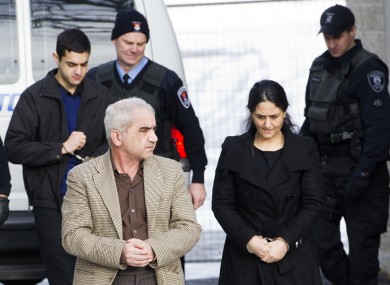 Mohammad Shafia, Tooba Yahya and their son Hamed Shafia arriving at the courthouse in Ontaria at the weekend