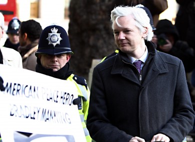 WikiLeaks founder Julian Assange arrives at the Supreme Court to block his extradition to Sweden where he faces sex crime allegations