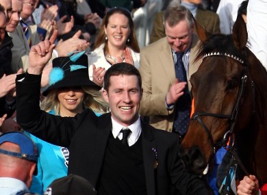 Stable lad Conor Murphy who has won around £1million in an accumulator bet on five of the yard's runners at the Cheltenham Festival this week.