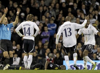 Fabrice Muamba suffered a cardiac arrest during Saturday's game with Spurs.