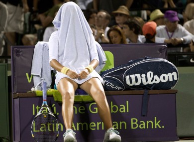 Victoria Azarenka found an alternative to watching the World Ice Skating Championships this weekend.