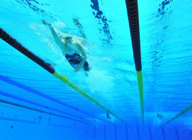 An aid to help swimmers with vision impairment is one of the designs going on display this Thursday.