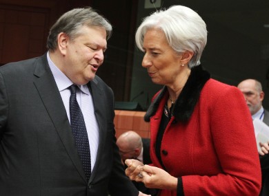 Greek citizens and the French government have criticised remarks by Christine Lagarde, seen here with PASOK leader and former Greek finance minister Evangelos Venizelos.
