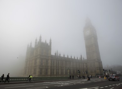 Some MPs are so drunk at work that the Palace of Westminster becomes a haze...