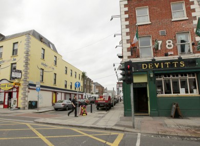The scene where Eugene Moloney was killed