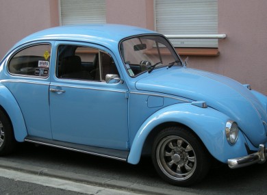 This probably isn't the Beetle owned by the Prince. Vroom vroom.