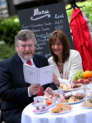Dr James Reilly at the launch of the report today