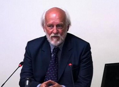 John Horgan at the Leveson Inquiry yesterday