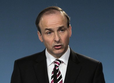 Fianna Fáil leader Micheál Martin
