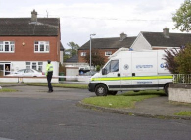 Crime scene following the shooting on May 25.