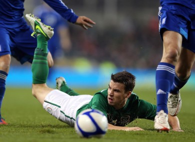 Seamus Coleman was Ireland's standout player tonight.