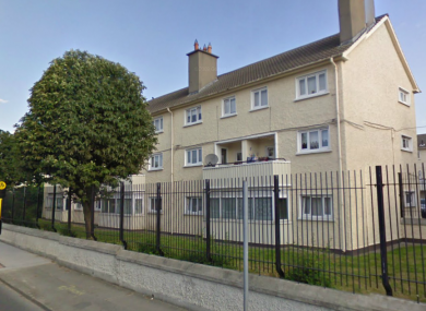 The Davitt House flats in Drimnagh, the home of John Byrne who had been reported missing.
