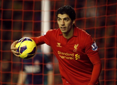 Suarez shone for Liverpool again last night.