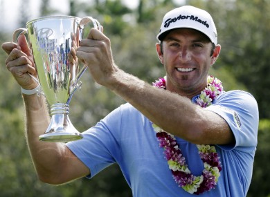 Johnson: four-stroke winner in Hawaii.