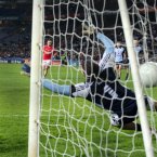 Cork's Donncha O'Connor scores a penalty past Dublin goalkeeper Stephen Cluxton. Pic: INPHO/Cathal Noonan