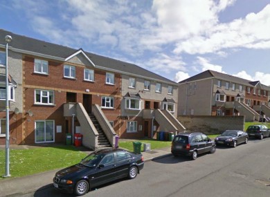File photo of the Pembroke Crescent estate where the fire broke out in the early hours of Sunday morning.