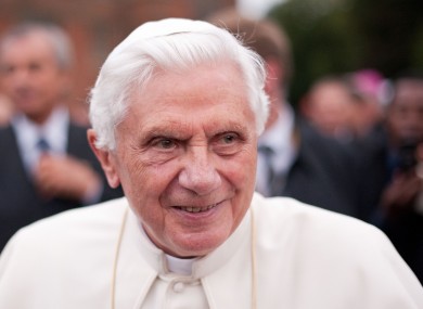Pope Benedict XVI (file photo)