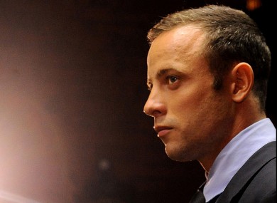 Oscar Pistorius, pictured in court in Pretoria.