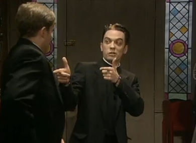Rooney as Fr Damo.