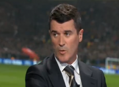 Roy Keane on ITV last night.