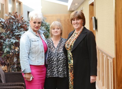 The ANU Campaign for Truth, Rights & Justice Conference. Pictured are Fiona Doyle who was abused by her father, Cynthia Owen who is a survivor from the Dalkey House of Horrors and CEO of the Dublin Rape Crisis Centre, Ellen O'Malley Dunlop.