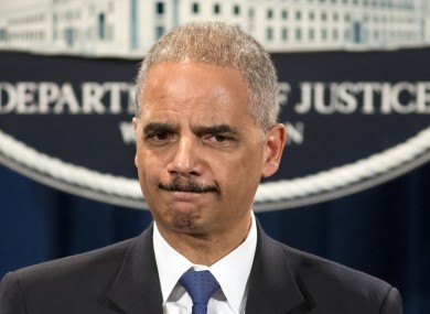 US Attorney General Eric Holder is questioned about the story today