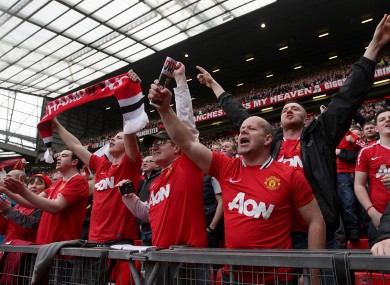 An emotional atmosphere is expected at Old Trafford on Sunday, as fans say goodbye to departing boss Alex Ferguson.