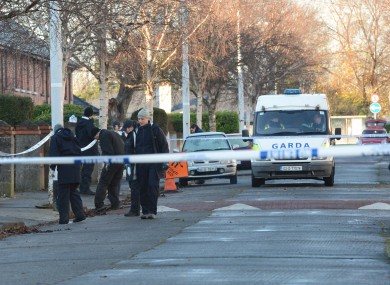 The scene at Furry Park Road in Killester, where Eamon Kelly was killed.