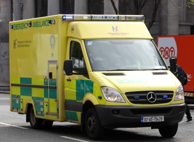 File image of HSE ambulance.