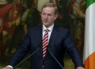 Enda Kenny, speaking in Rome, borrowed a local proverb in claiming: