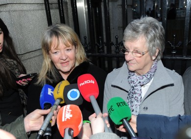 Maureen Sullivan and Marina Gambold of 'Magdalene Survivors Together'