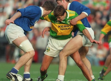 Maurice Fitzgerald during the 1997 All Ireland semi-final between Kerry and Cavan.
