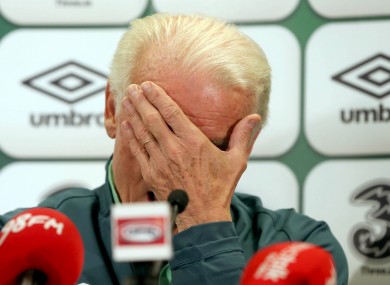 Republic of Ireland manager Giovanni Trapattoni.